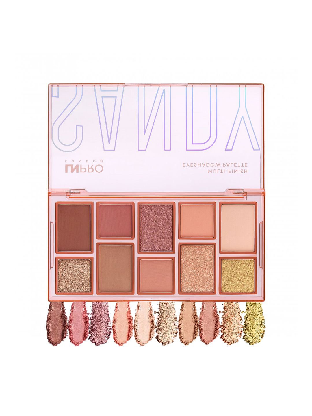 

LN PRO London Multi-Finish Long Lasting Eyeshadow Palette - Sandy 401