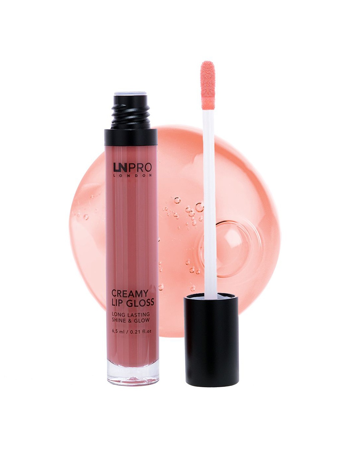 

LN PRO London Creamy Long Lasting Shine & Glow Lip Gloss 6.5 ml - Sorbet 104, Peach