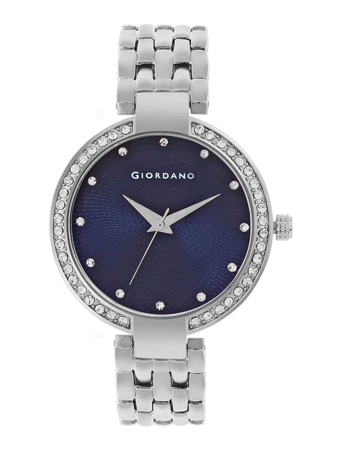 

GIORDANO Women Embellished Dial & Bracelet Style Straps Analogue Watch GD-2141-44, Blue