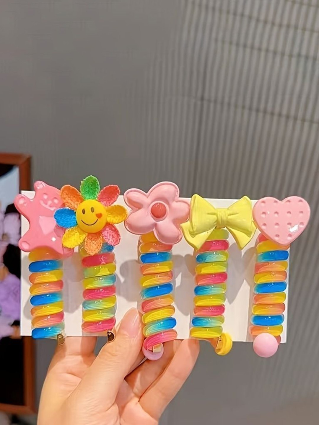 

LYTIX Girls Set of 5 Alligator Hair Clip Hair Accessory, Assorted