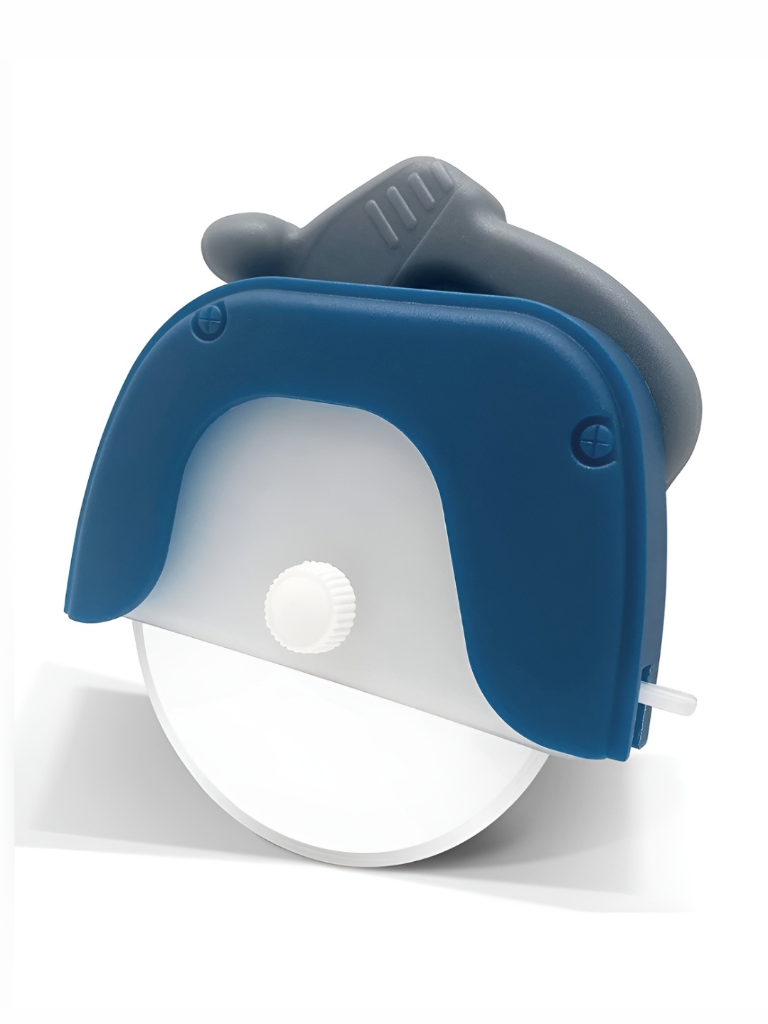 

P-Plus International Blue Stainless Steel Pizza Cutter