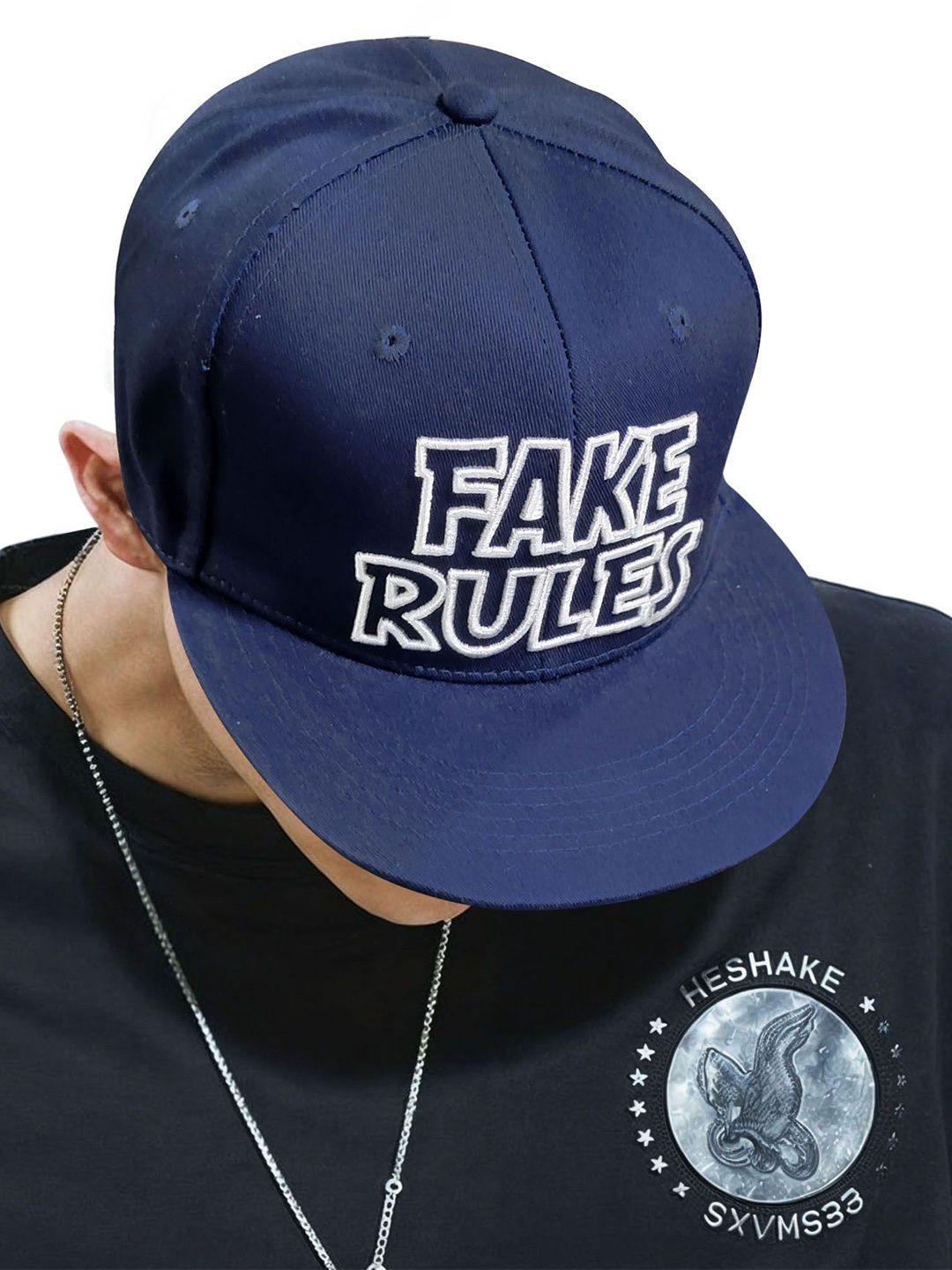 

JENNA Embroidered Baseball Cap, Blue