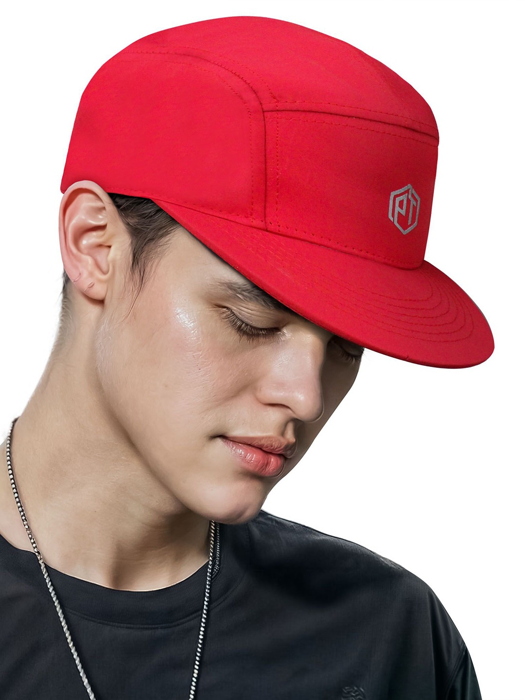 

JENNA Men Baseball Cap, Red