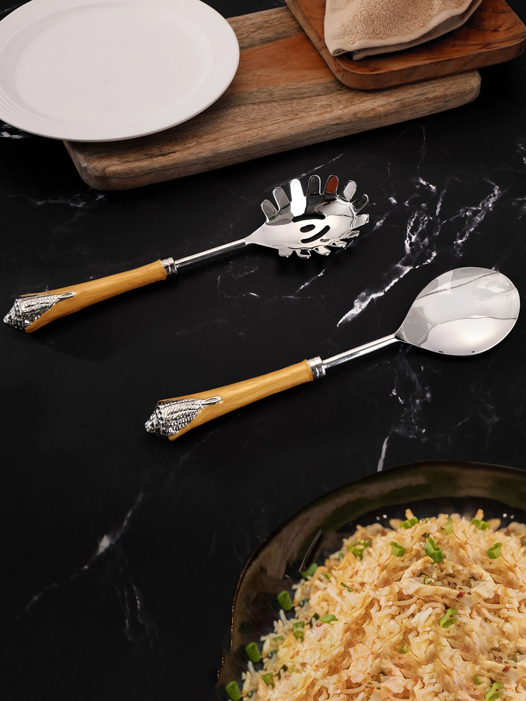 

THE HOME CO. Gold-Toned 6 Pieces Stainless Steel Cutlery Set