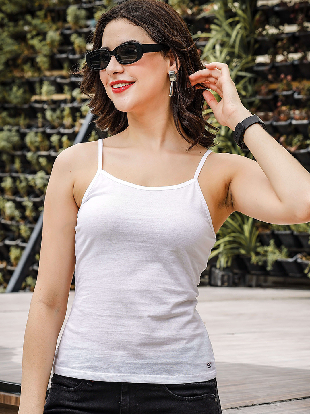 

ONE SKY Non Padded Camisoles, White