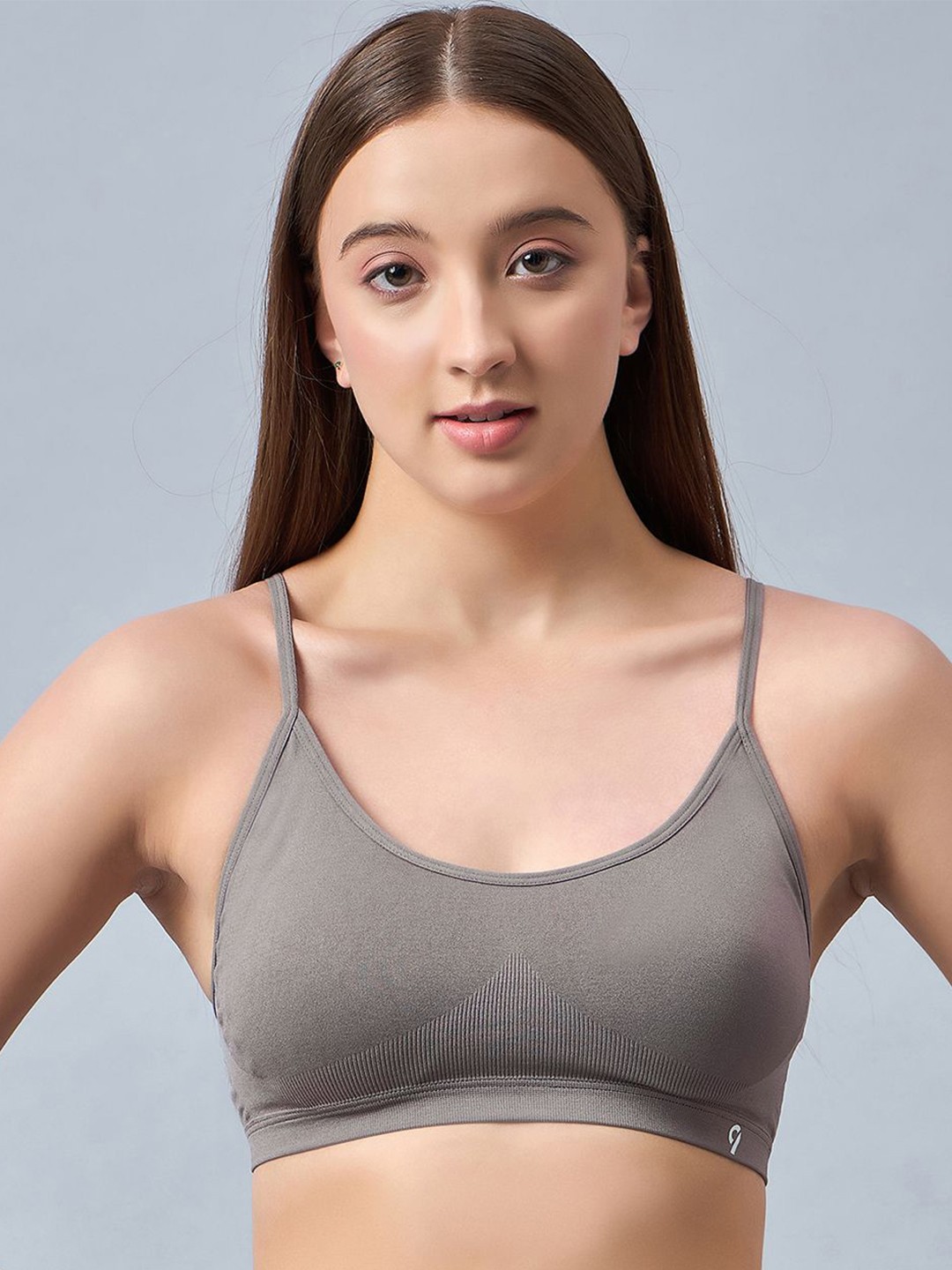 

C9 AIRWEAR Seamless Medium Coverage Everyday Bra with All Day Comfort, Grey