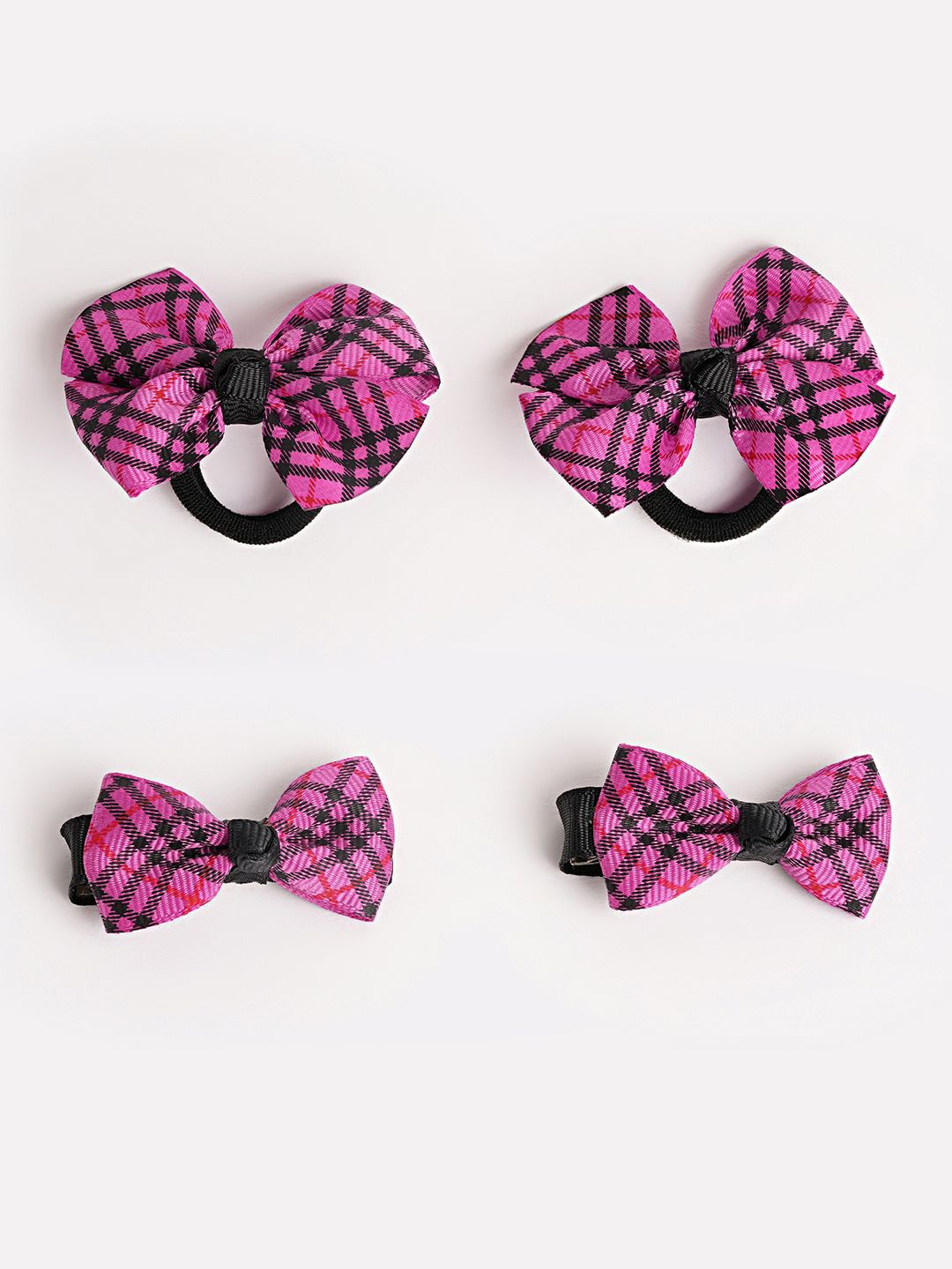 

RIBBON CANDY Girls Set of 4 Hair Accessory Set, Purple