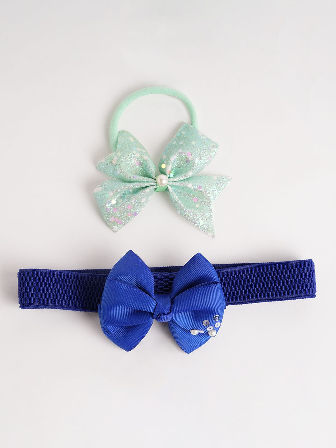 

RIBBON CANDY Girls Set of 2 Hair Accessory Set, Blue