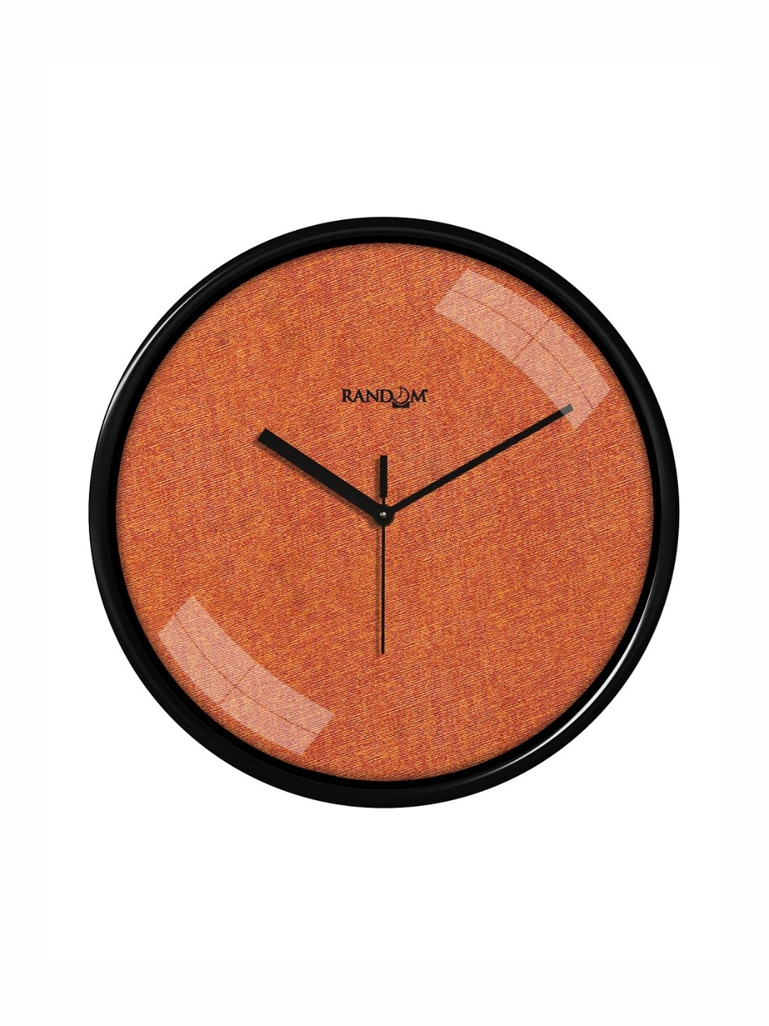 

RANDOM Black & Rust Printed Round Shaped Contemporary Analogue Wall Clock