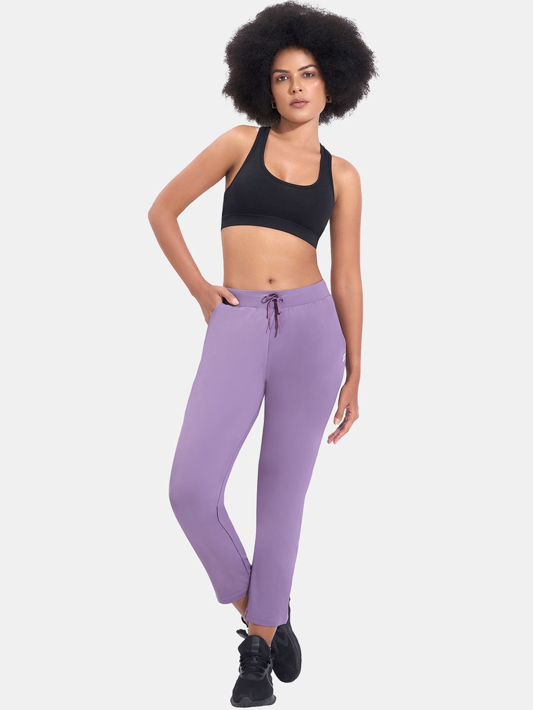 

MAROON Women Ankle-Length Gym Tights, Lavender