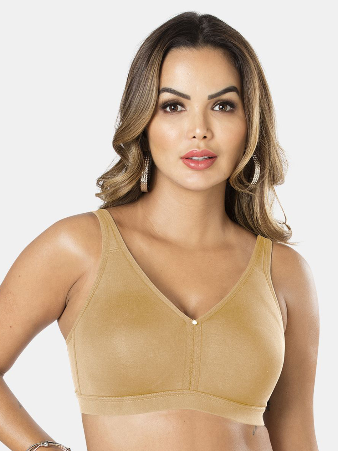 

Sonari Full Coverage Non Padded T-shirt Bra With All Day Comfort, Beige