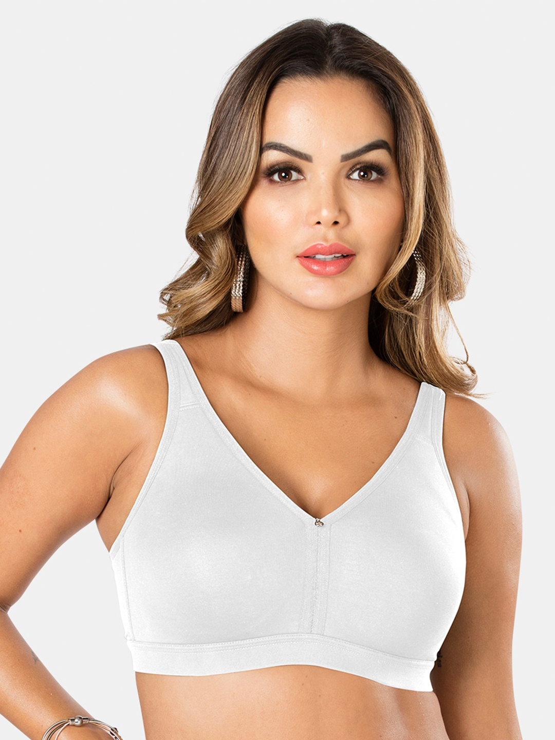 

Sonari Non Padded Full Coverage T-shirt Bra With All Day Comfort, White