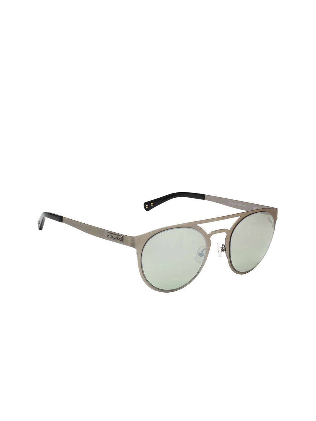 

BLAUER USA Unisex Oval Sunglasses with UV Protected Lens BL532 03 50 S-Silver