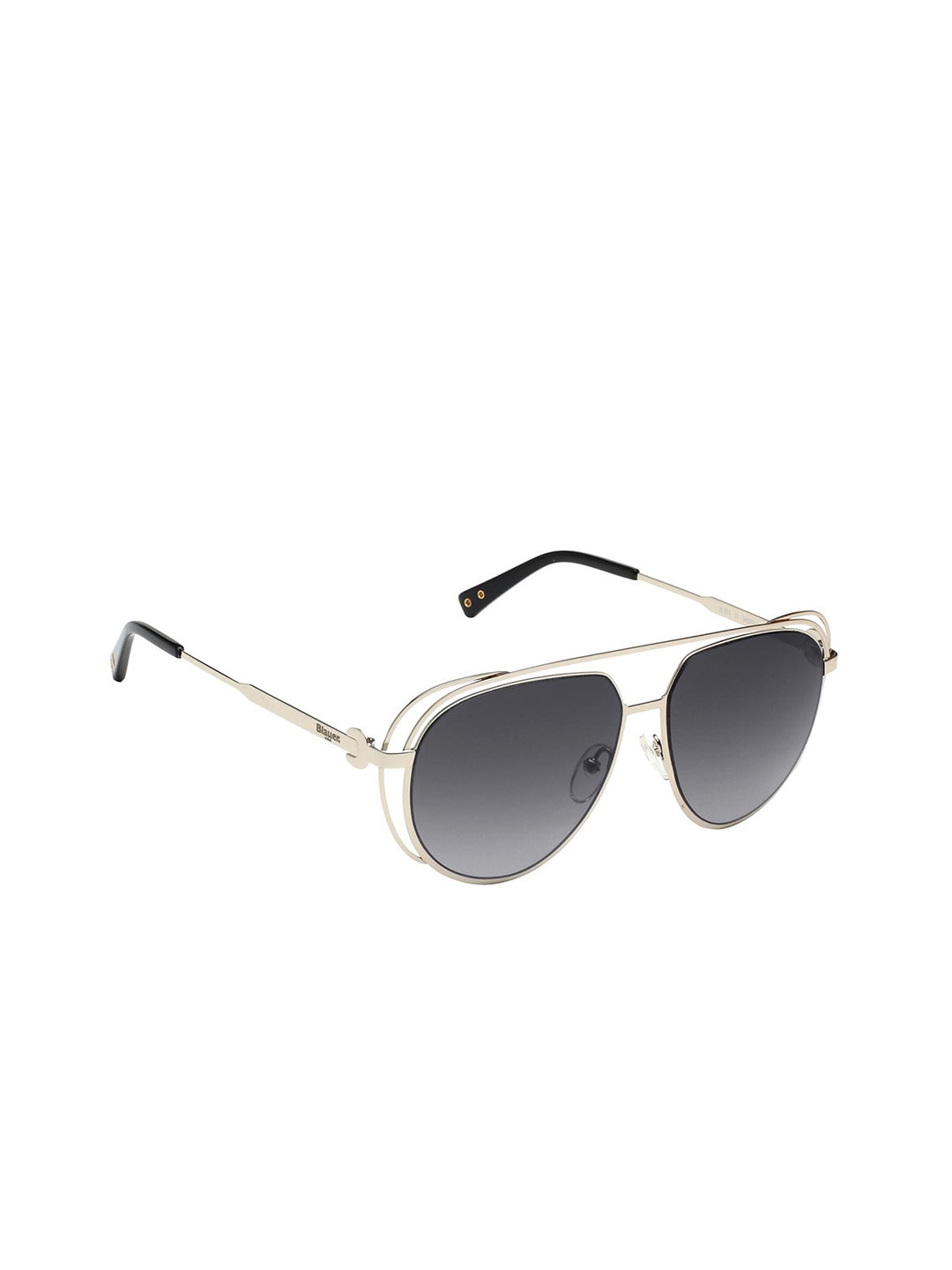 

BLAUER USA Unisex Aviator Sunglasses with UV Protected Lens BL553 01 54 S, Grey