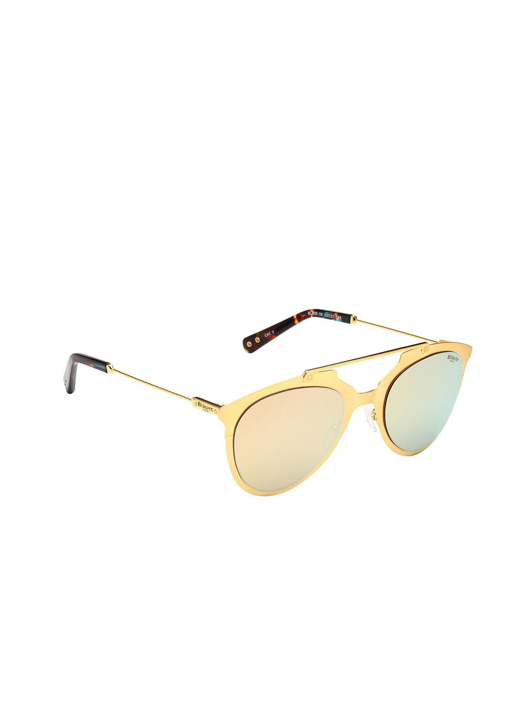 

BLAUER USA Women Oval Sunglasses with UV Protected Lens BL508 06 52 S-Pink