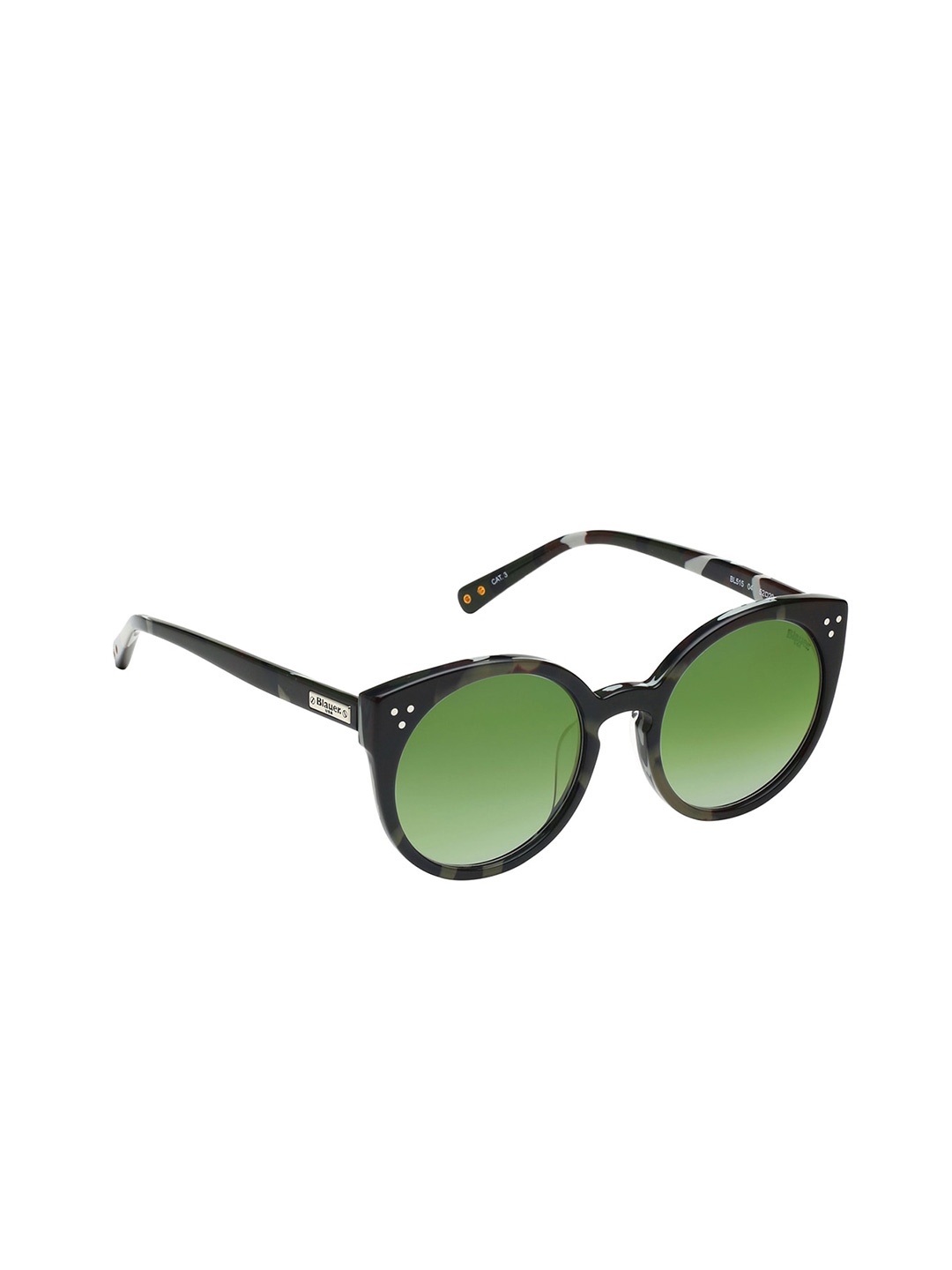 

BLAUER USA Women Cateye Sunglasses with UV Protected Lens BL515 04 52 S, Green