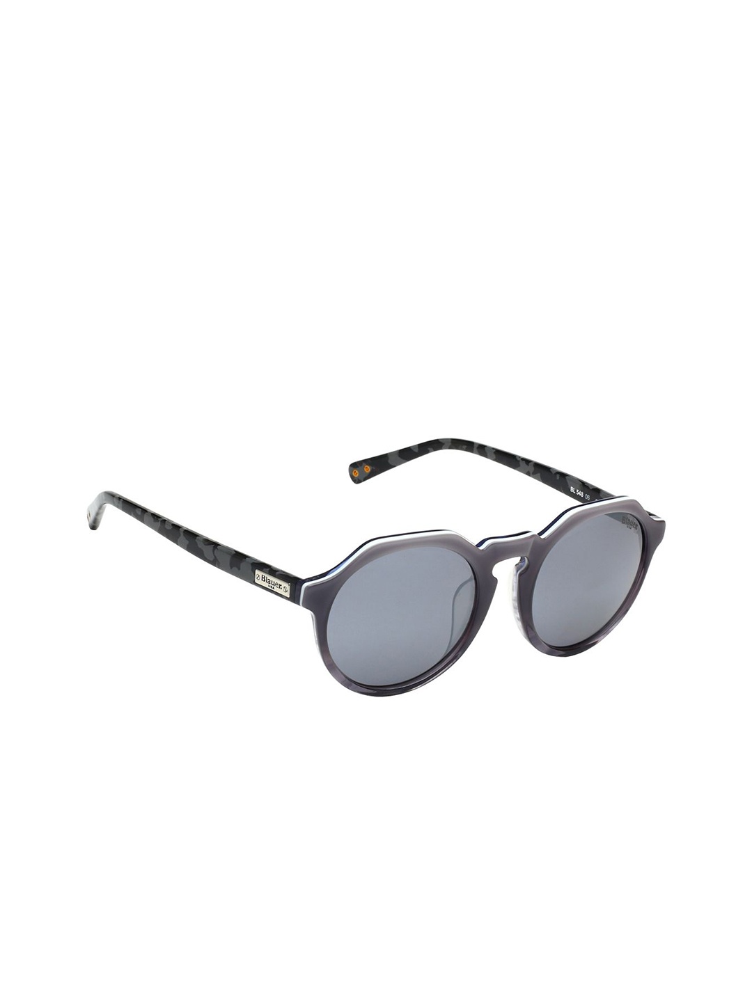 

BLAUER USA Unisex Oval Sunglasses with UV Protected Lens BL548 06 50 S, Grey