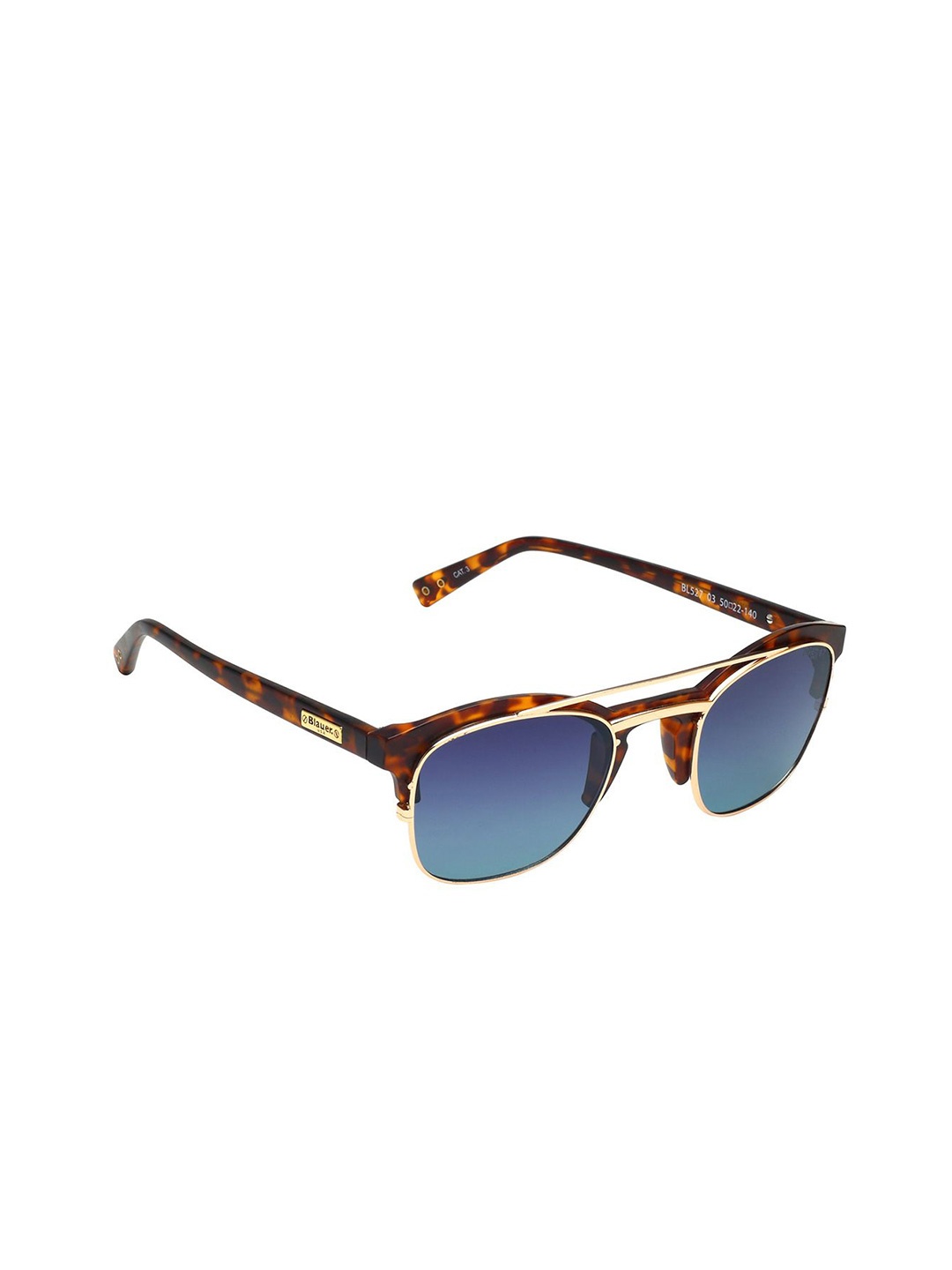 

BLAUER USA Unisex Square Sunglasses with UV Protected Lens, Blue