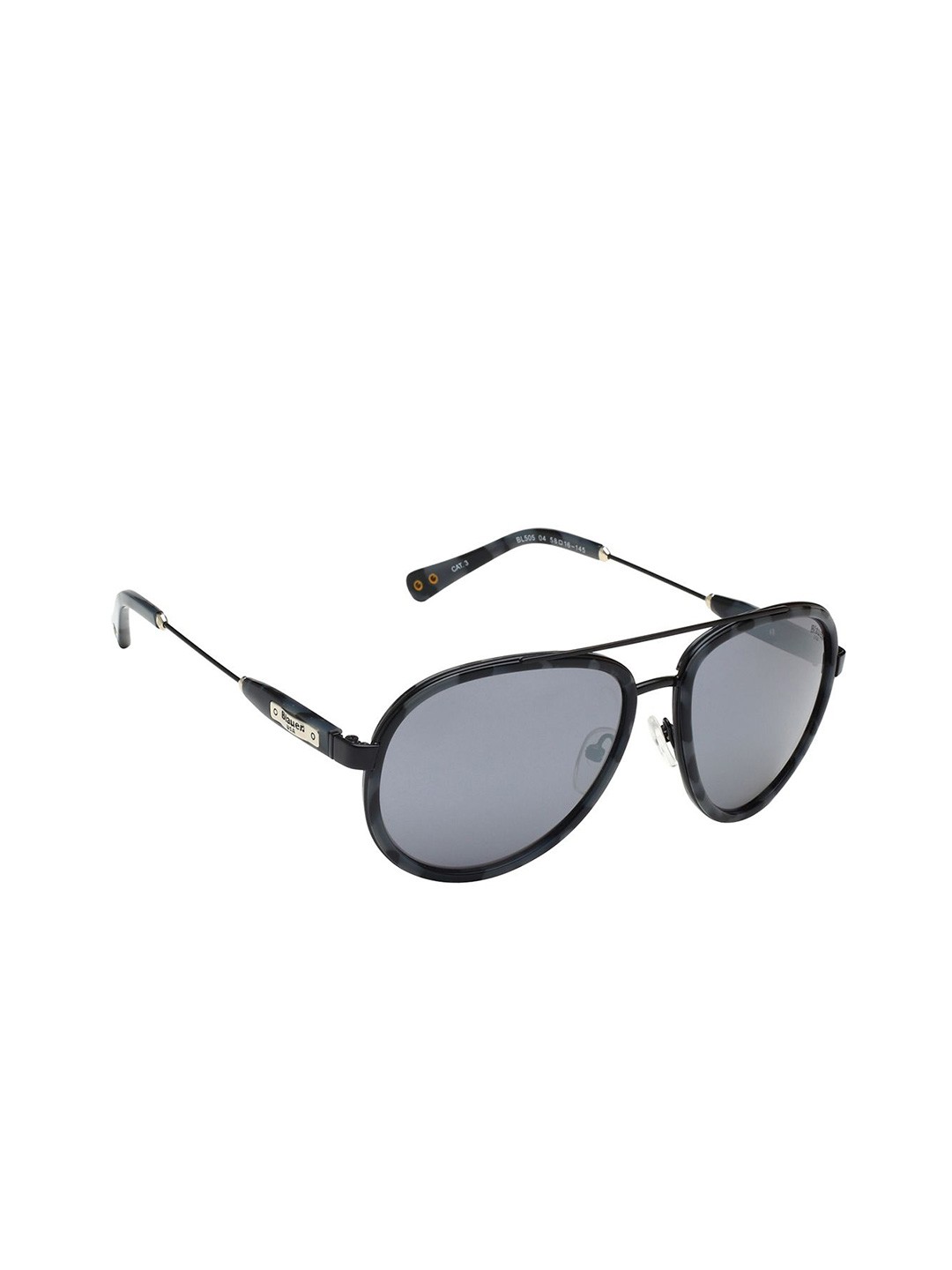 

BLAUER USA Unisex Aviator Sunglasses with UV Protected Lens BL505 04 58 S, Grey