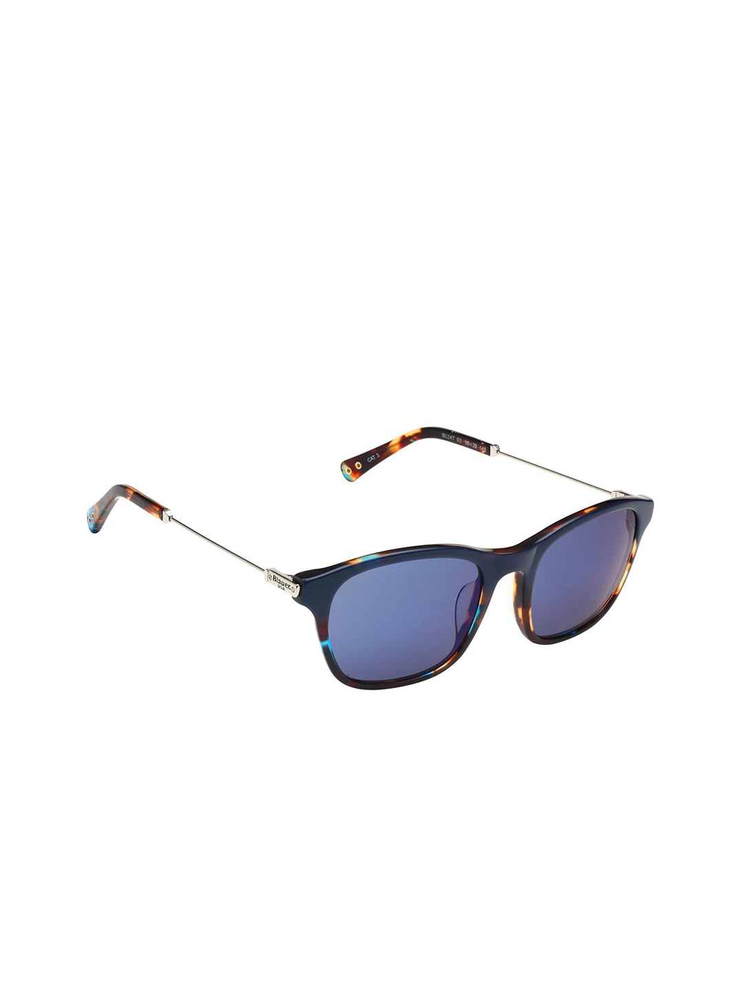 

BLAUER USA Unisex Square Sunglasses with UV Protected Lens BL547 03 55 S, Blue