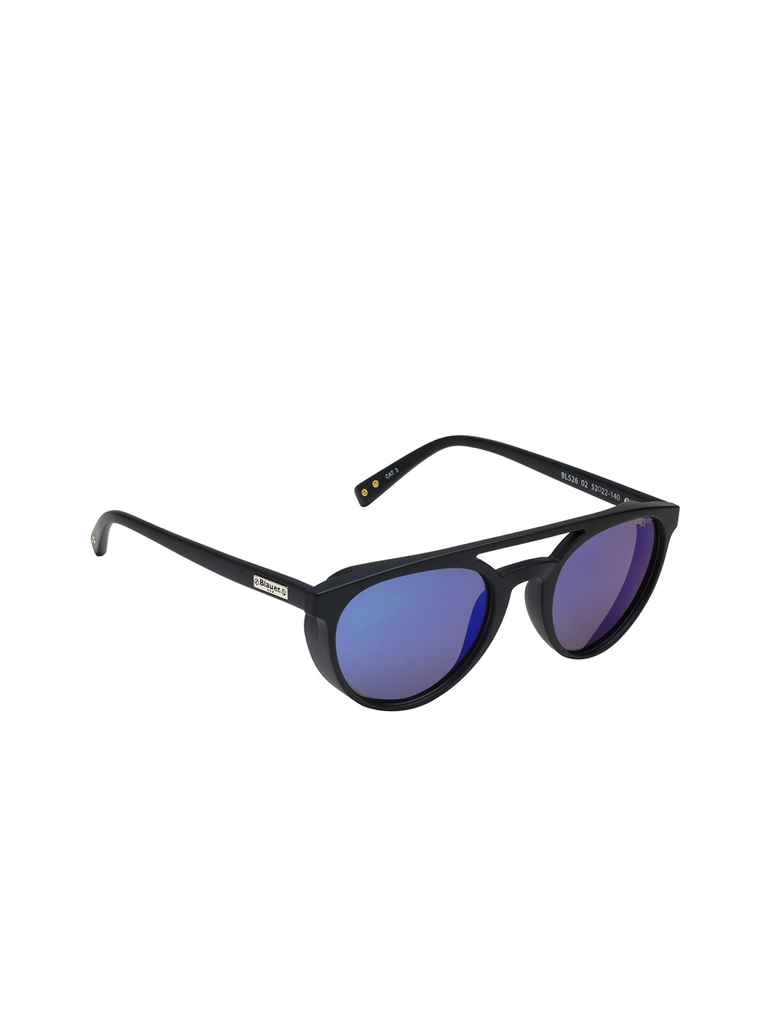 

BLAUER USA Unisex Oval Sunglasses with UV Protected Lens BL526 02 52 S, Blue