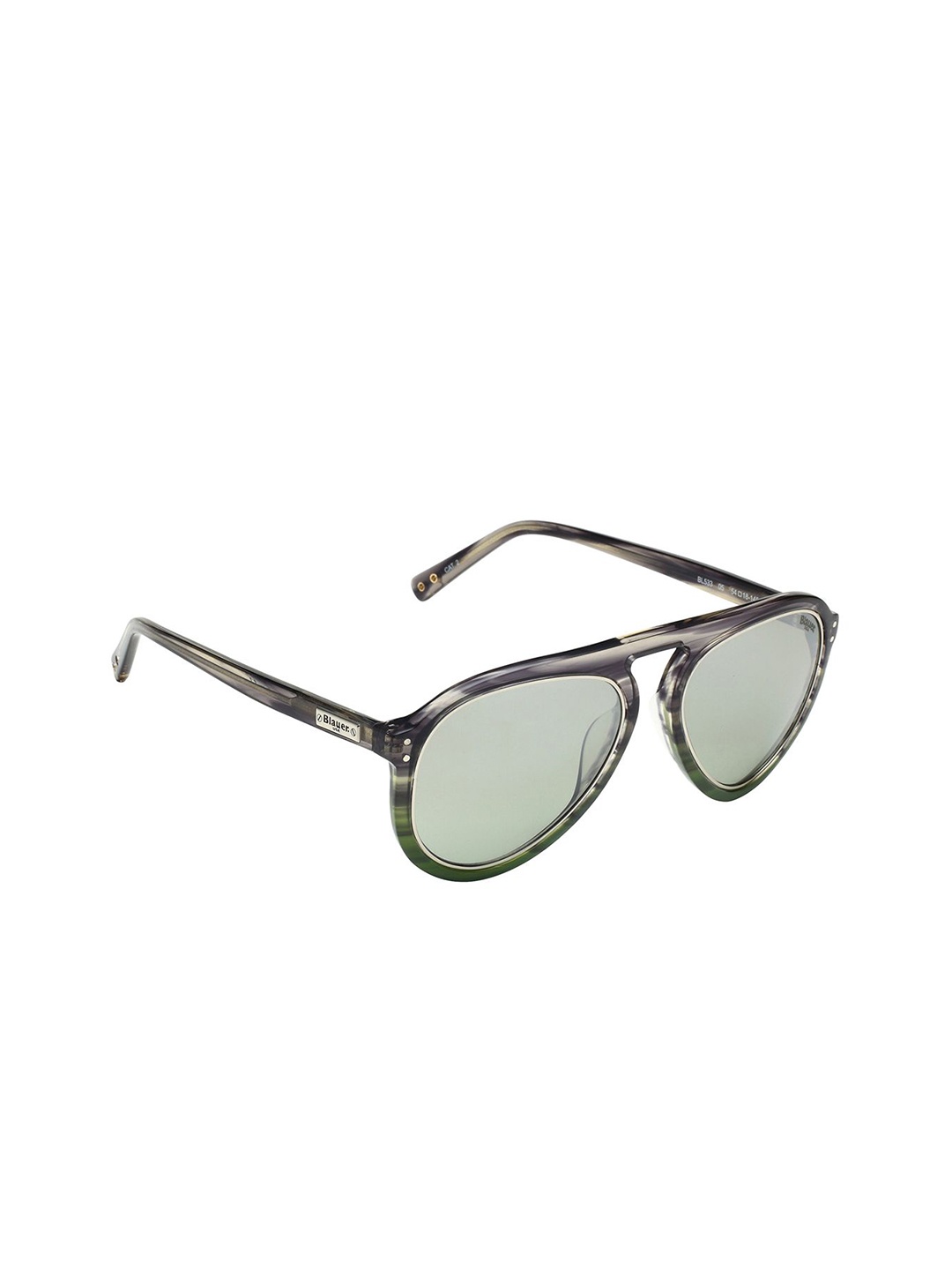 

BLAUER USA Unisex Aviator Sunglasses with UV Protected Lens BL533 05 54 S, Green