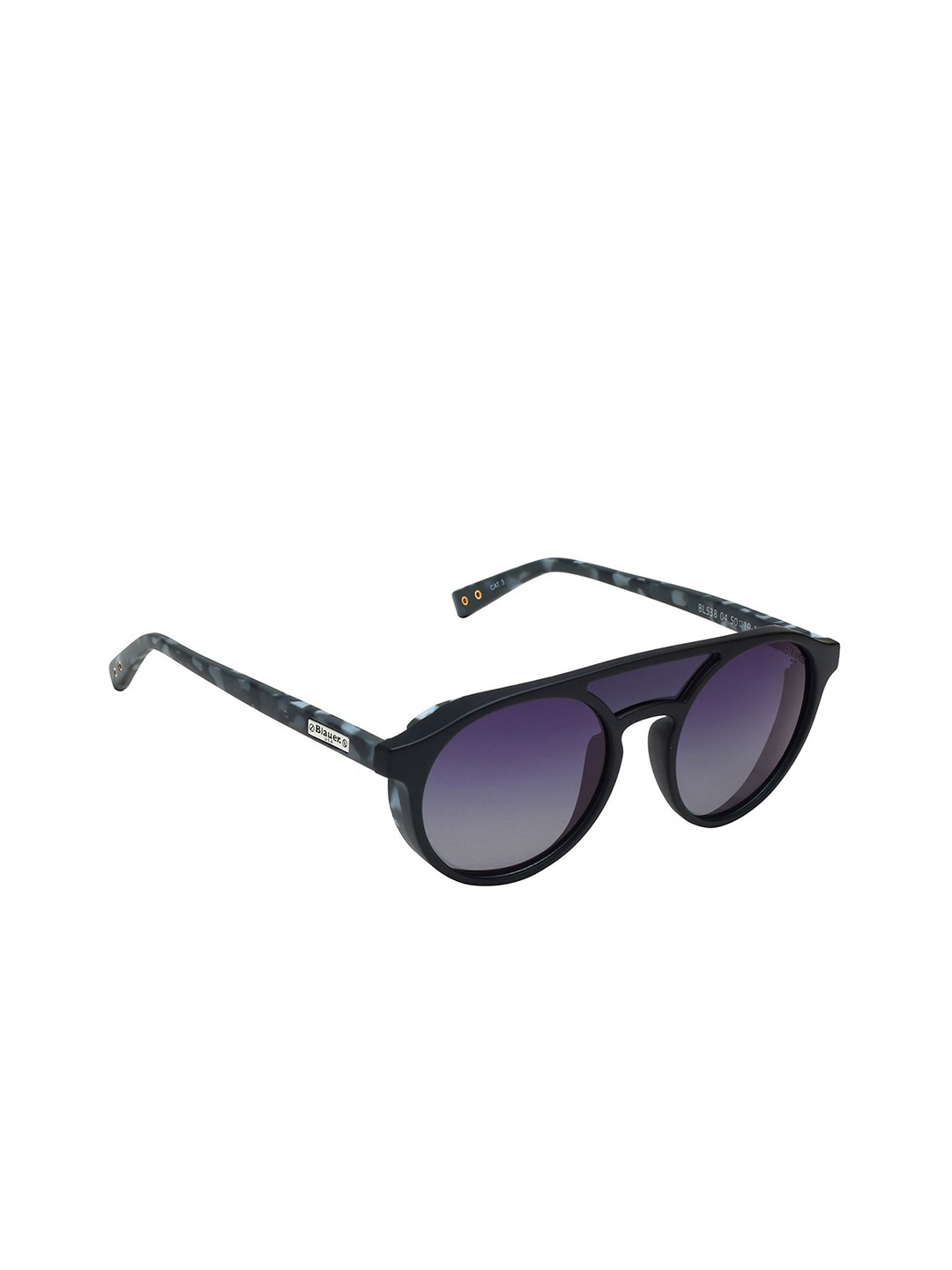 

BLAUER USA Unisex Round Sunglasses with UV Protected Lens BL538 04 50 S, Grey