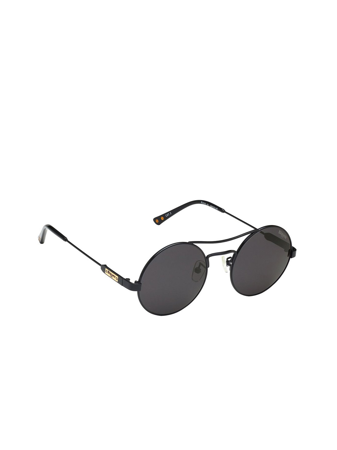 

BLAUER USA Unisex Round Sunglasses with UV Protected Lens BL510 01 49 S, Grey