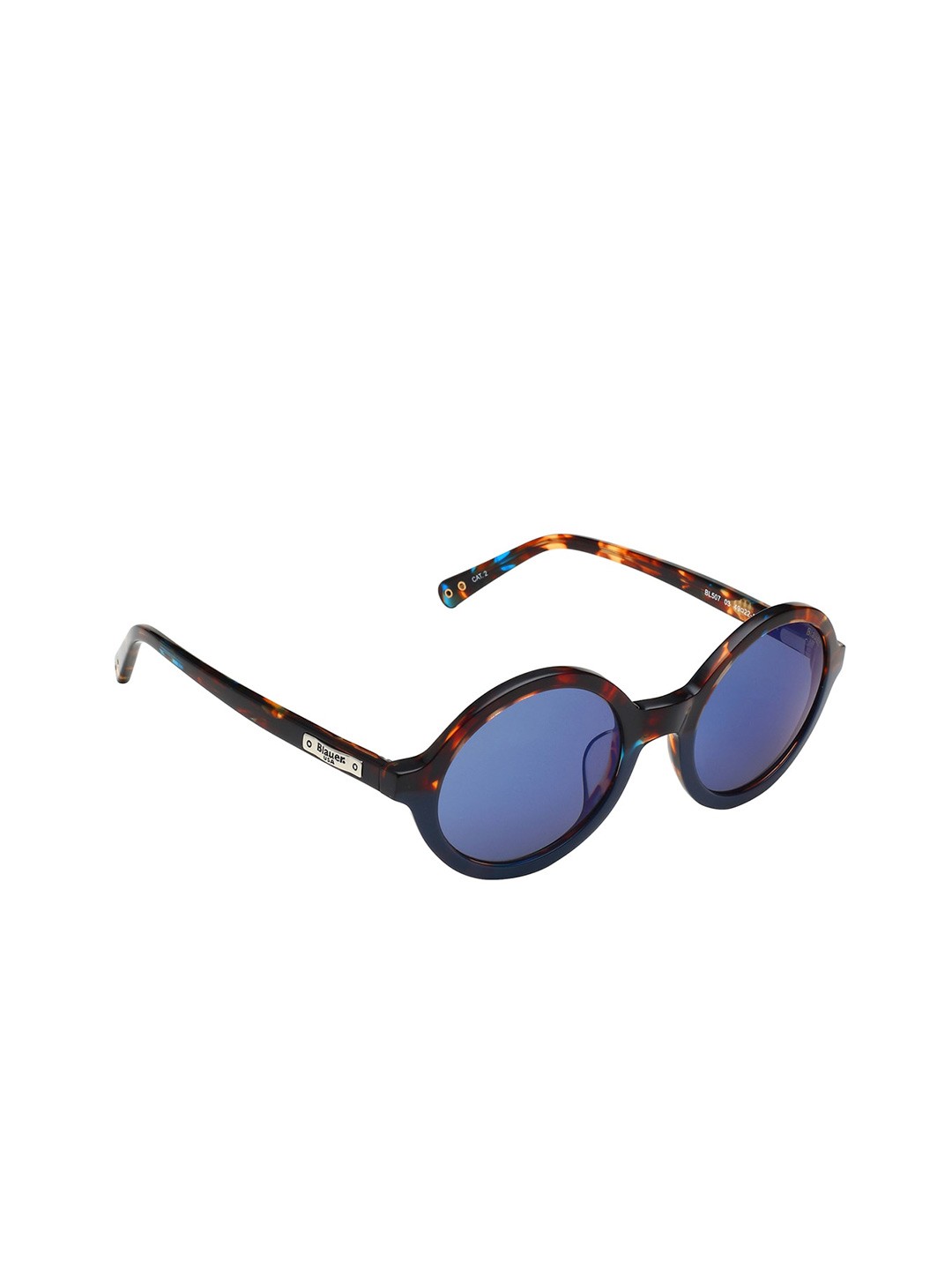

BLAUER USA Women Round Sunglasses with UV Protected Lens BL507 03 49 S, Blue