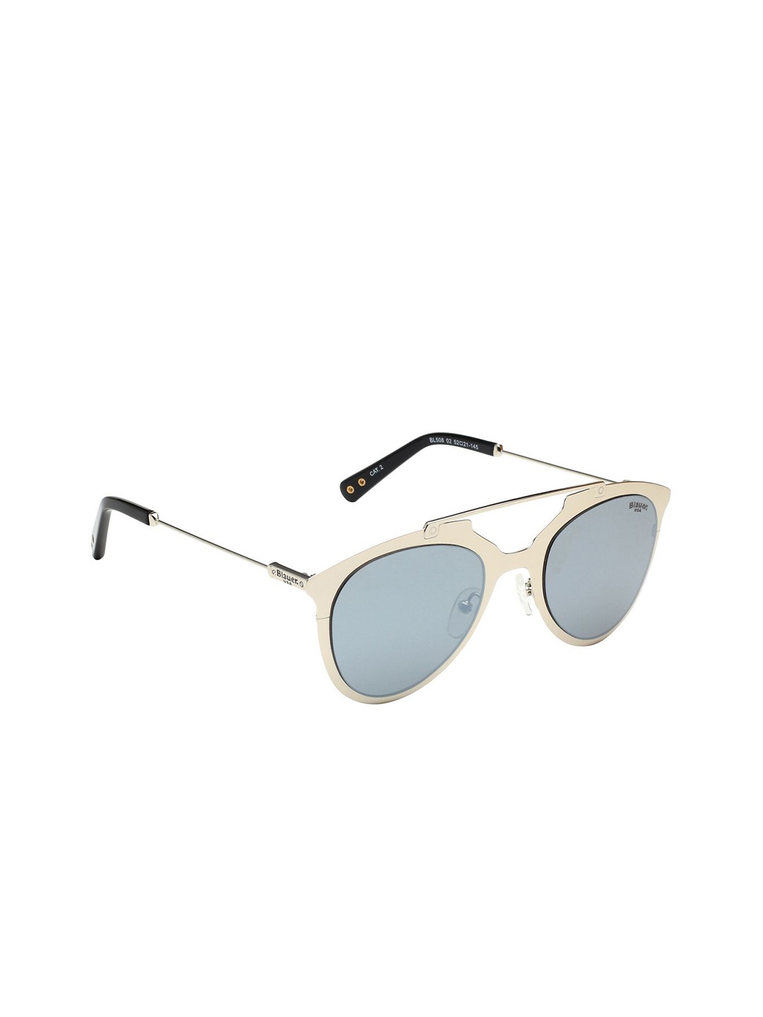

BLAUER USA Women Oval Sunglasses with UV Protected Lens BL508 02 52 S, Blue