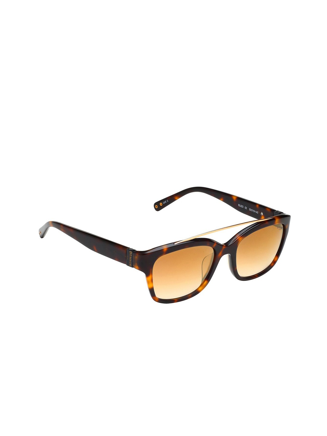 

BLAUER USA Unisex Square Sunglasses with UV Protected Lens BL523 02 53 S-Gold, Yellow