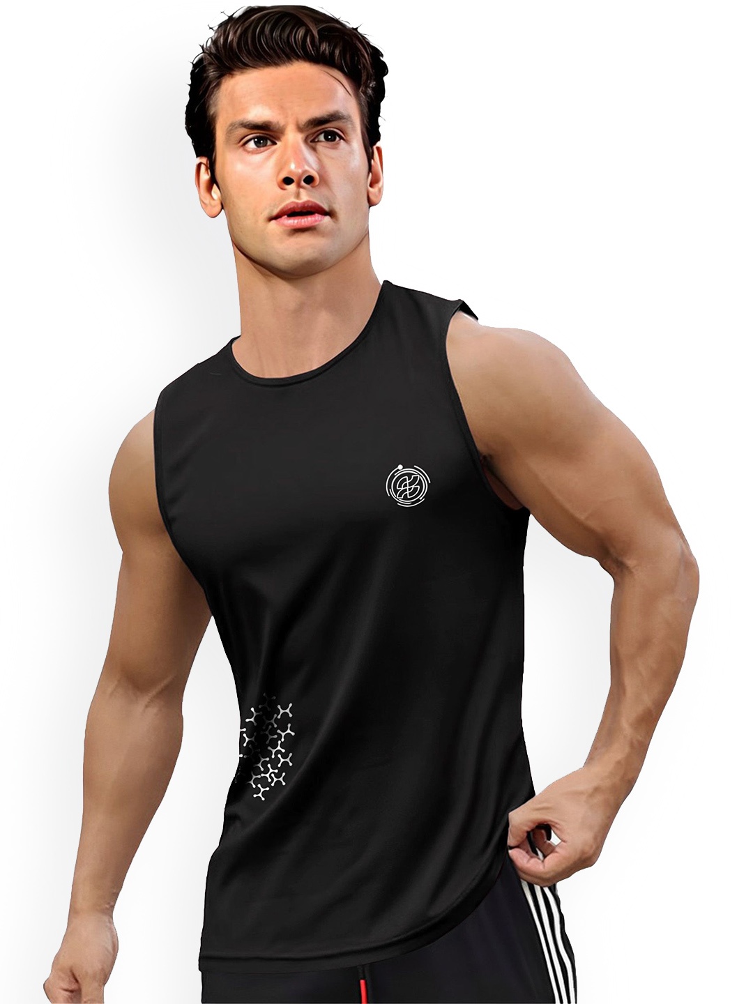 

AUSK Sleeveless Gym Innerwear Vest, Black