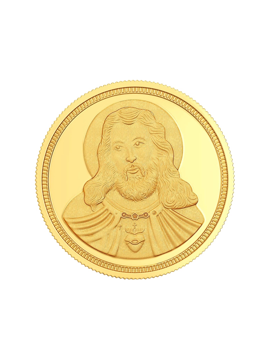 

Joyalukkas Jesus Christ 22KT Gold Coin-4gm