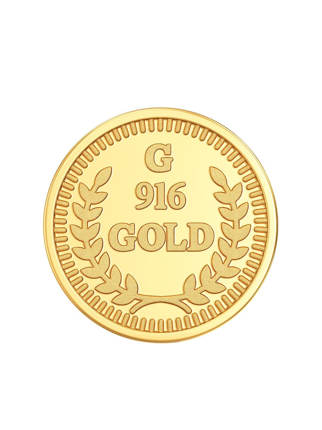 

Joyalukkas Leaf Design 22KT Gold Coin-4gm