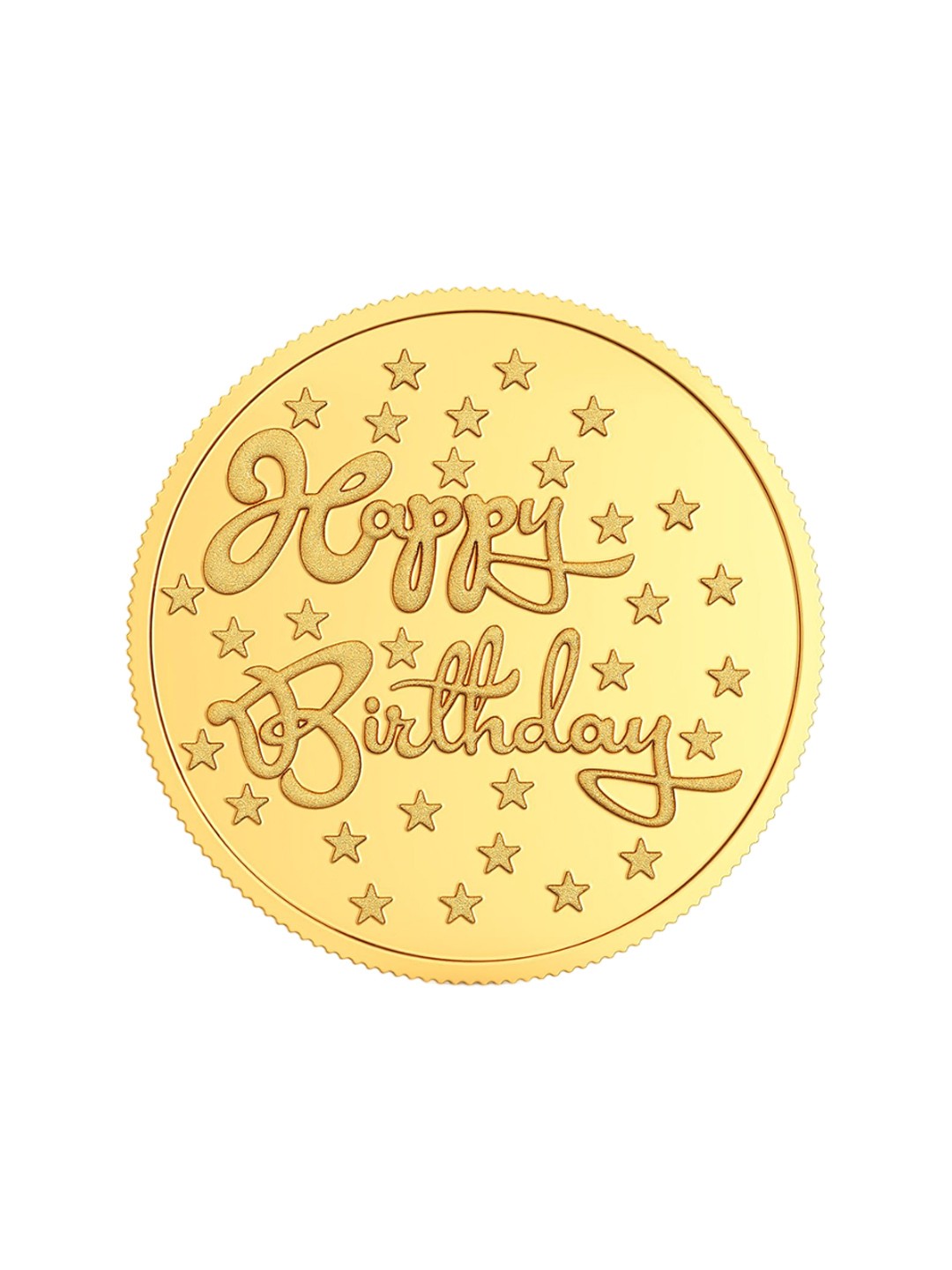 

Joyalukkas Happy Birthday 22KT Gold Coin-2gm