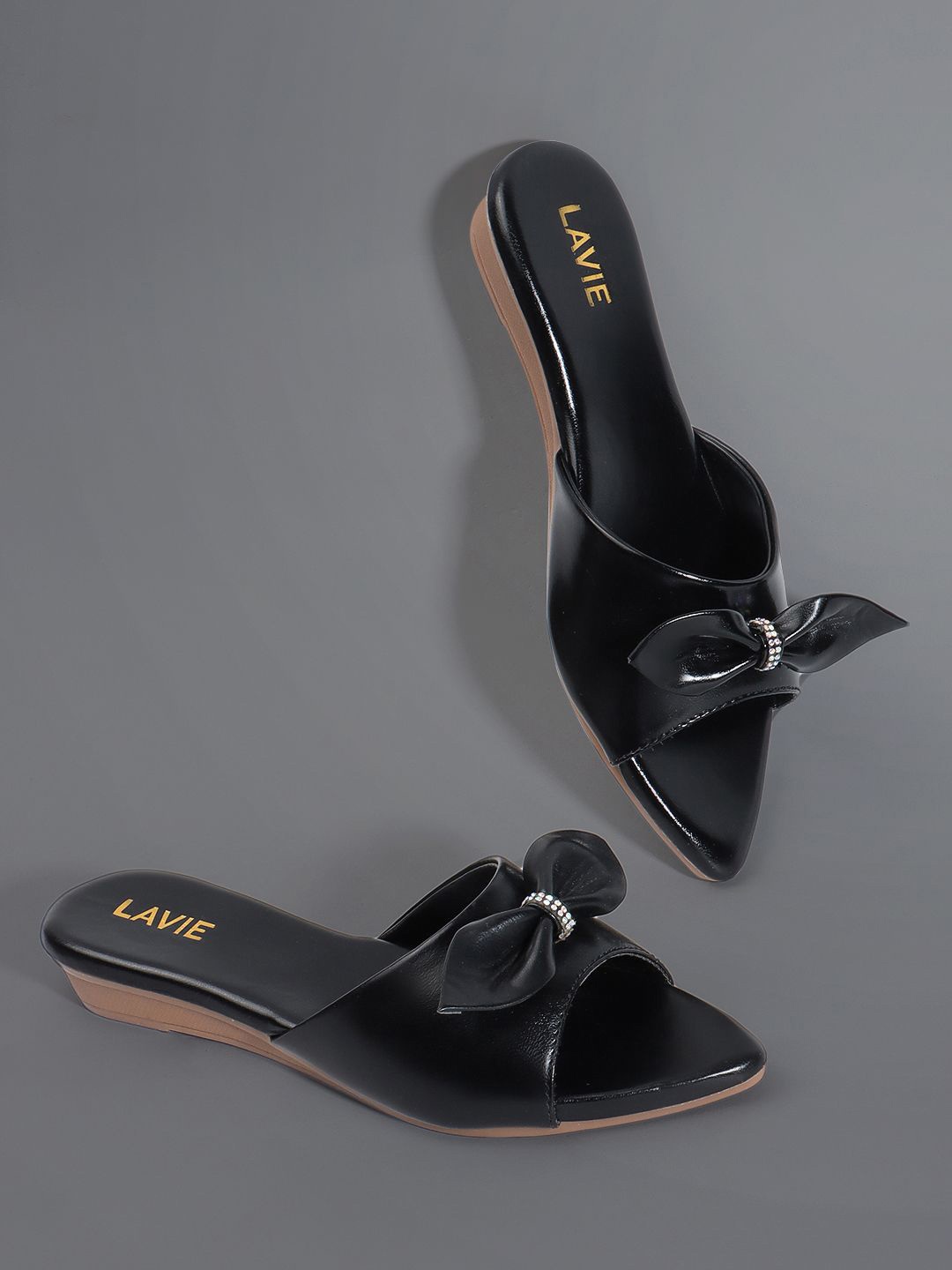 

Lavie Embellished Open Toe Flats, Black