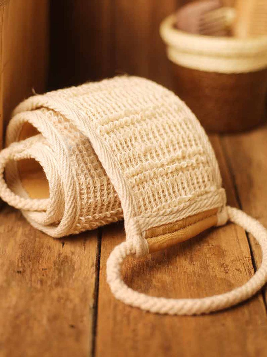 

Rusabl Natural Ramie Exfoliating Back Scrubbers, Beige
