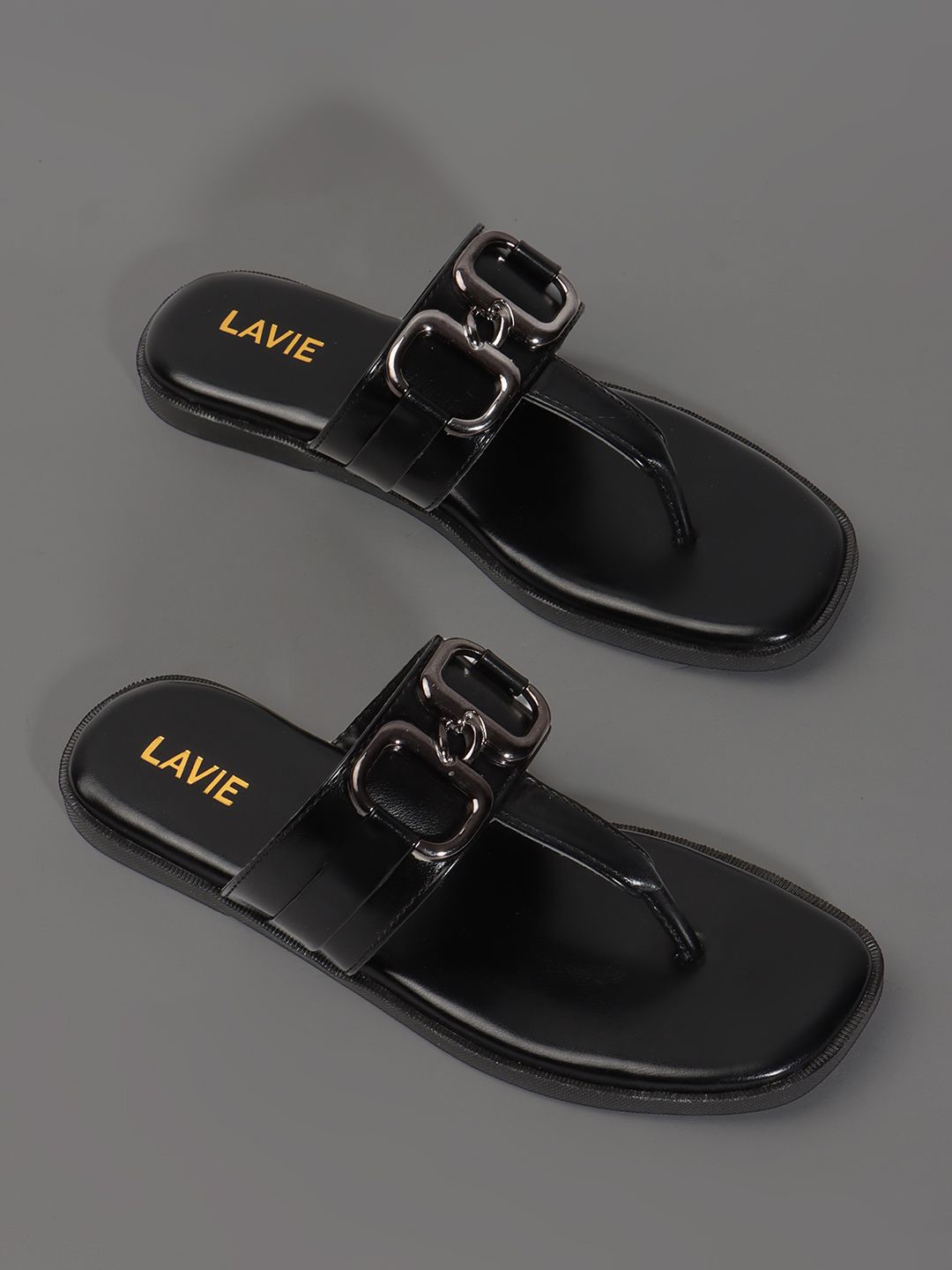 

Lavie Embellished T-Strap Flats, Black