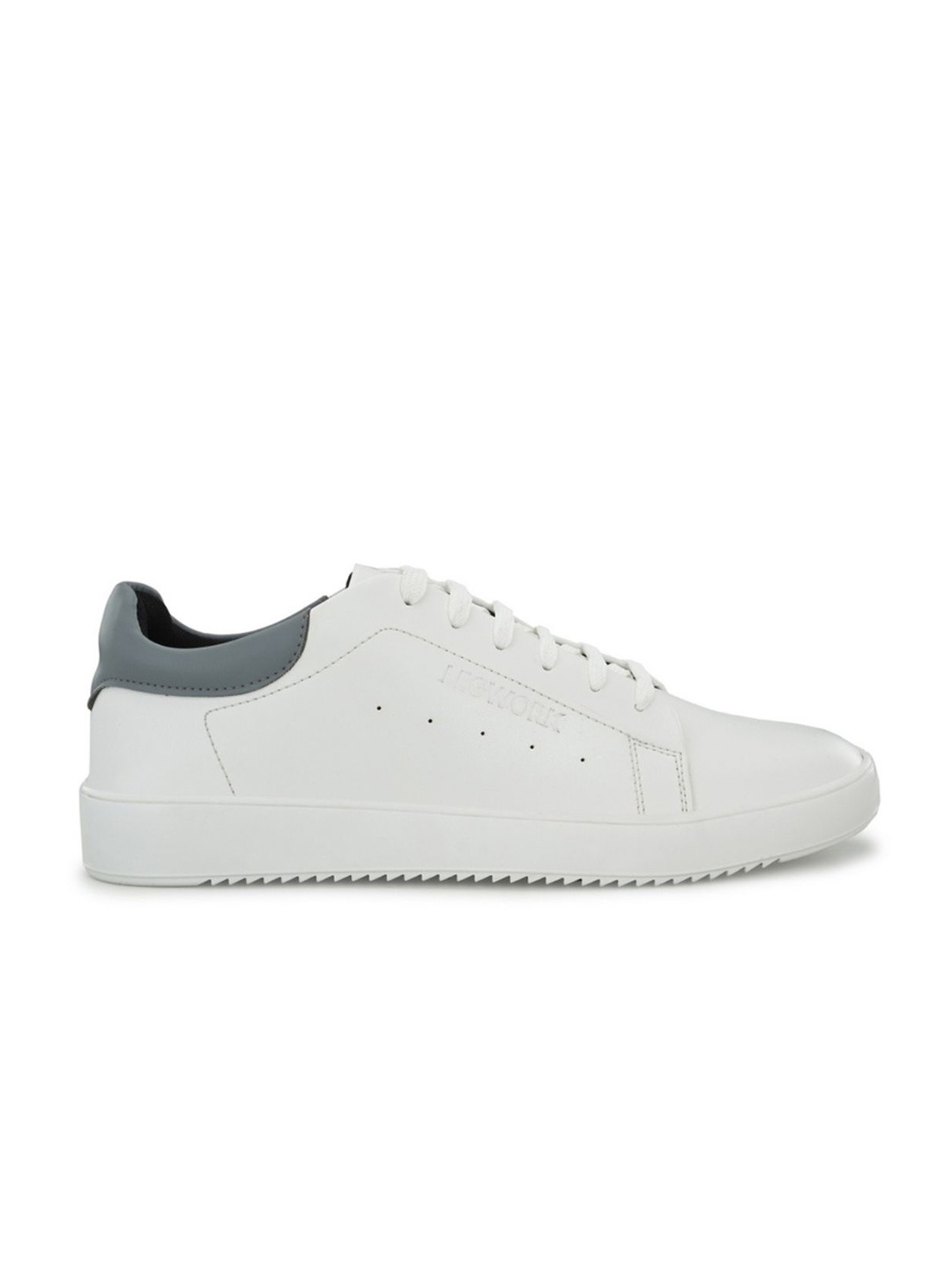 

LEGWORK Men Round Toe Memory Foam Sneakers, White