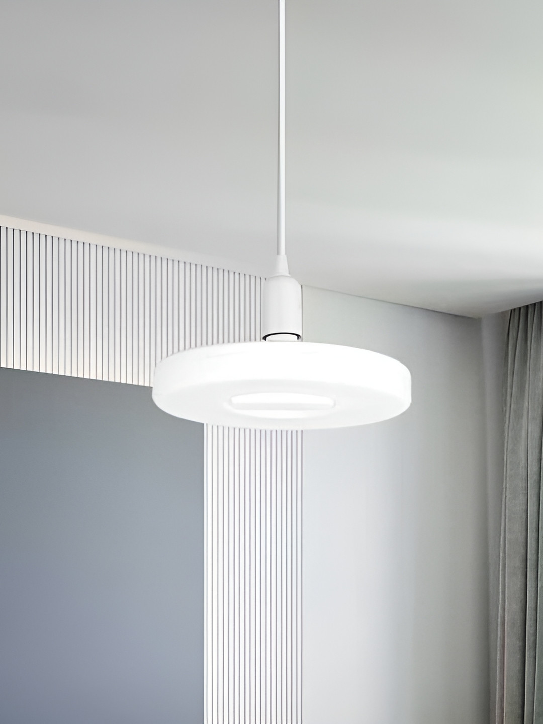 

SPARK WORLD White Semi-Sphere Self Assembly Contemporary Ceiling Lamp