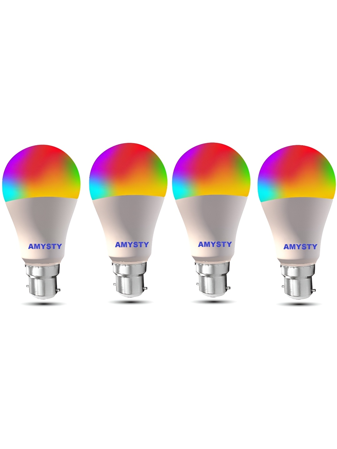 

SPARK WORLD White & Red 4 Pieces Quirky LED Bulbs