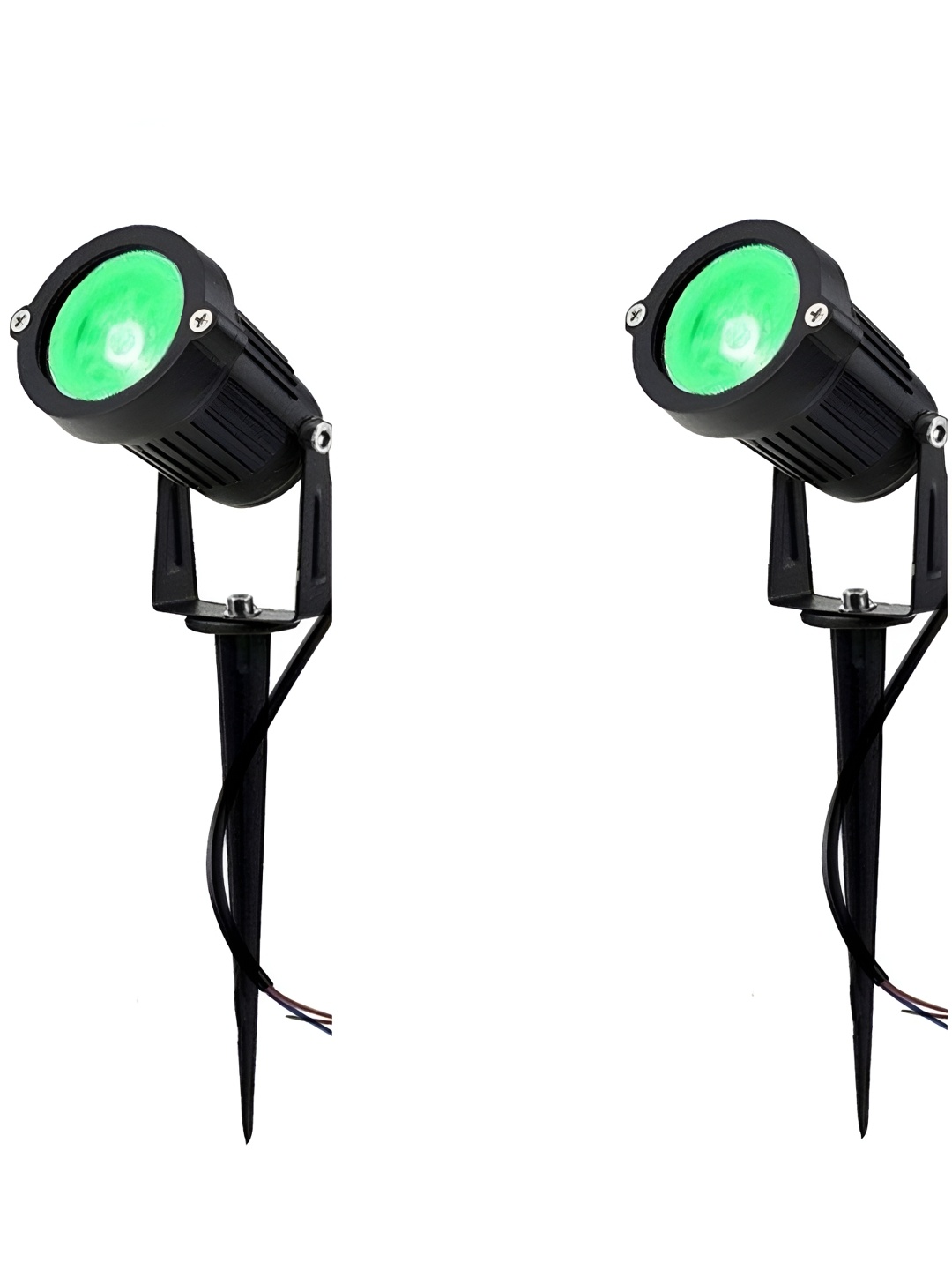 

SPARK WORLD Green & Black 2 Pieces Round Plug & Play LED Blubs