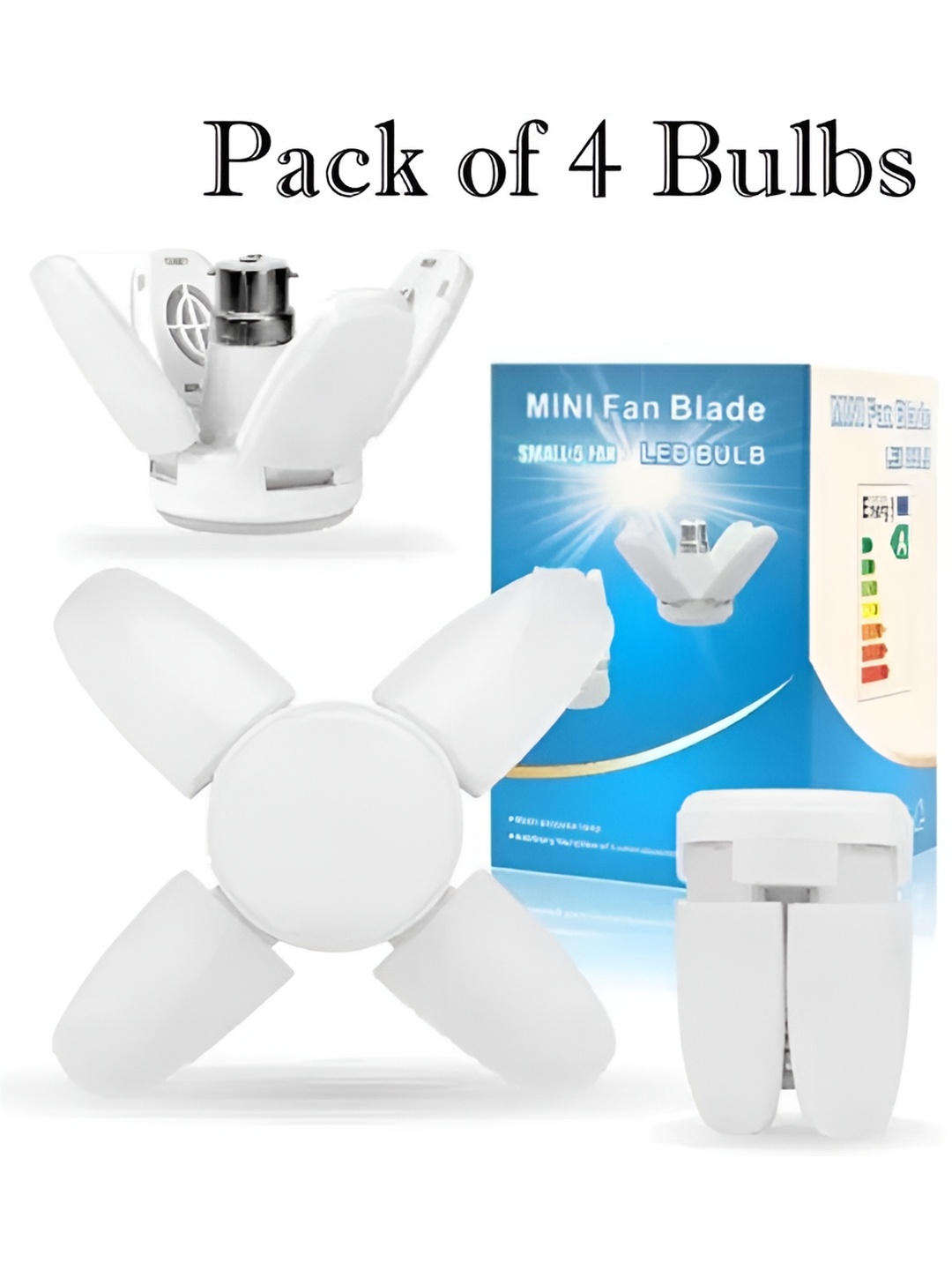

SPARK WORLD White 4Pcs Contemporary LED Bulbs