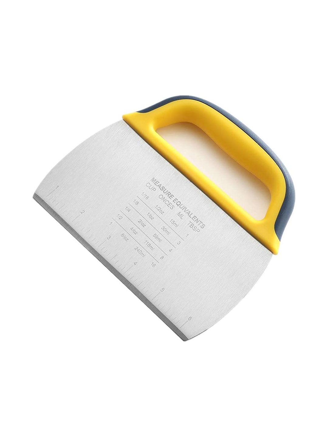 

P-Plus International Yellow Stainless Steel Dough Scraper