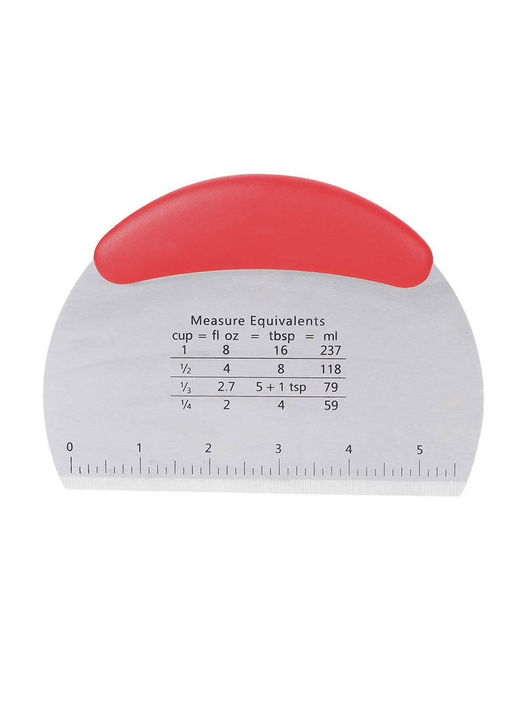 

P-Plus International Red Stainless Steel Kitchen Scraper