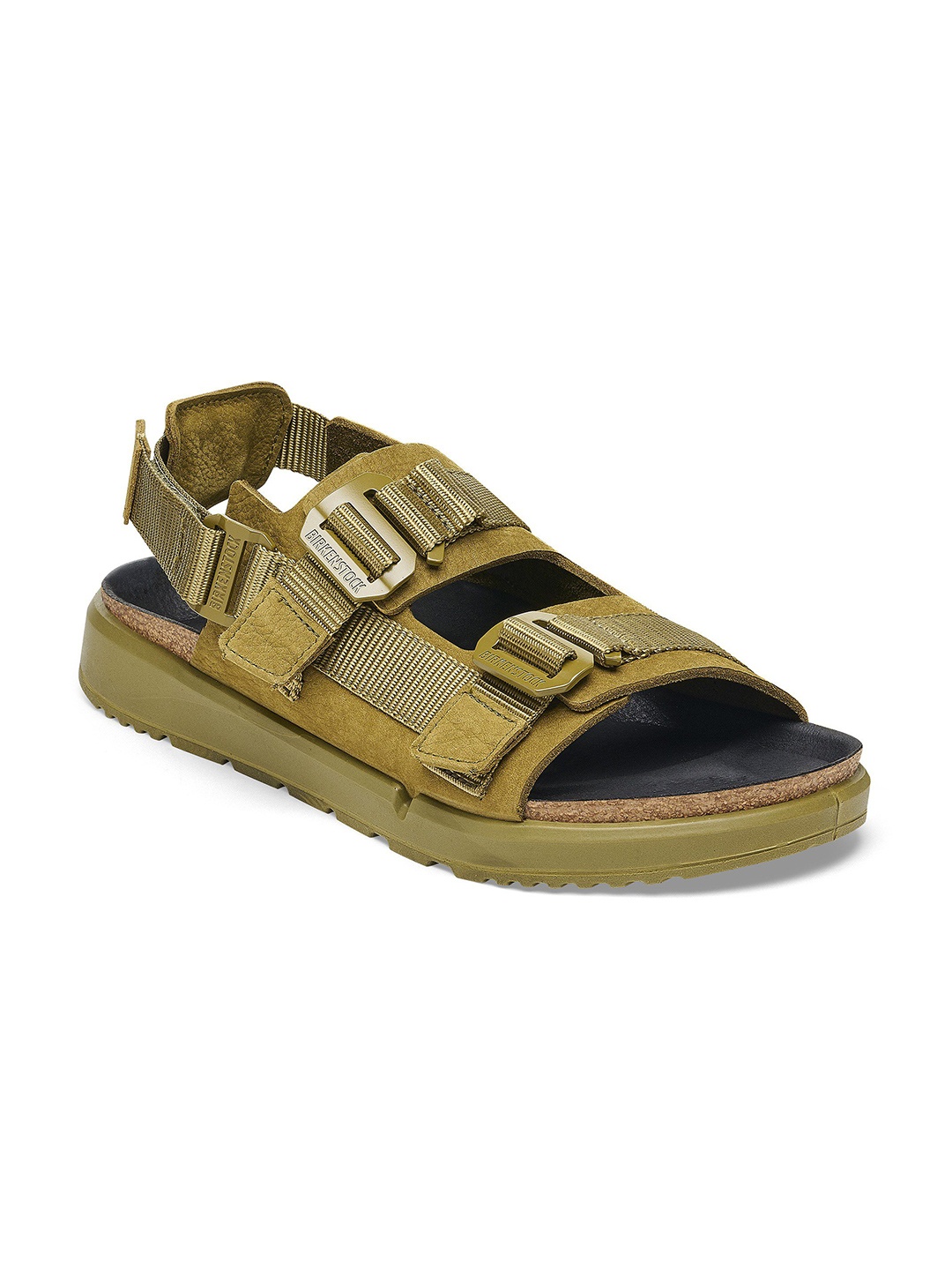 

Birkenstock Unisex Leather Back-Strap Comfort Sandals, Green