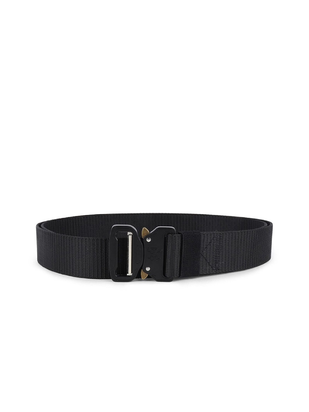 

Zacharias Men Textured Quick Release Buckle Belt, Black