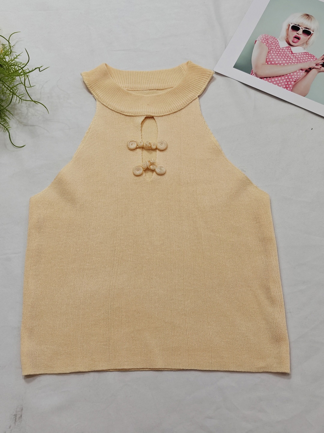 

StyleCast Girls Yellow Halter Neck Top