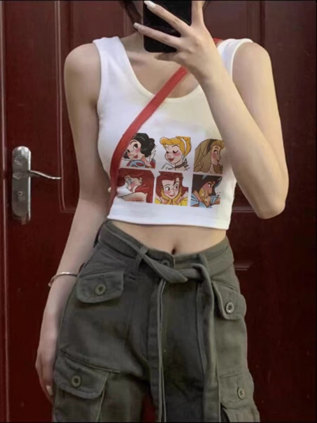 

StyleCast Girls White Graphic Printed Top