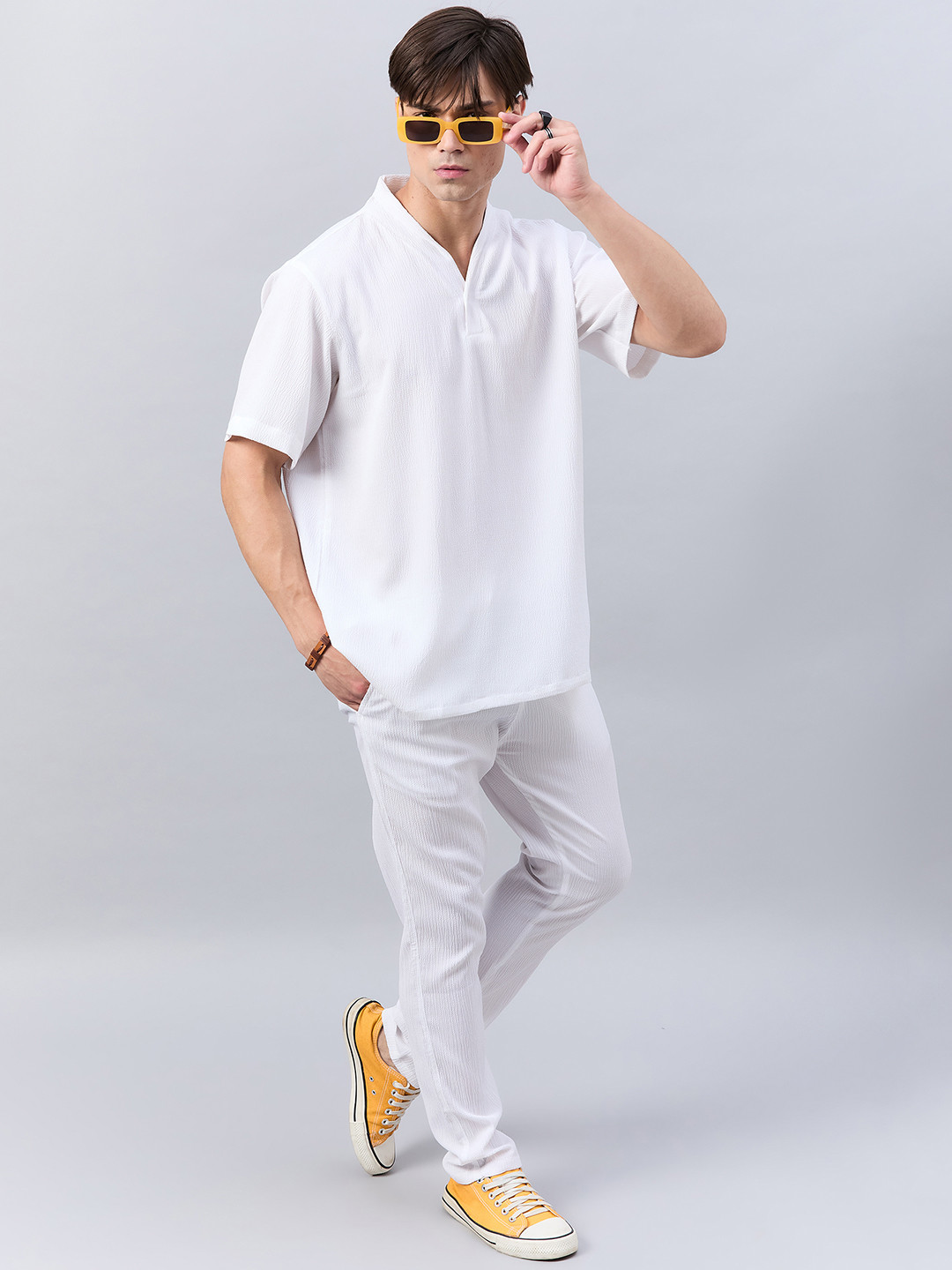

Style Quotient White Cotton Co-Ords